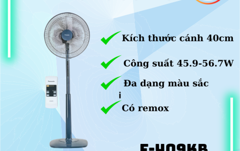 Câu Chuyện Mùa Hè Và Chiếc Quạt Đứng Panasonic F409KB