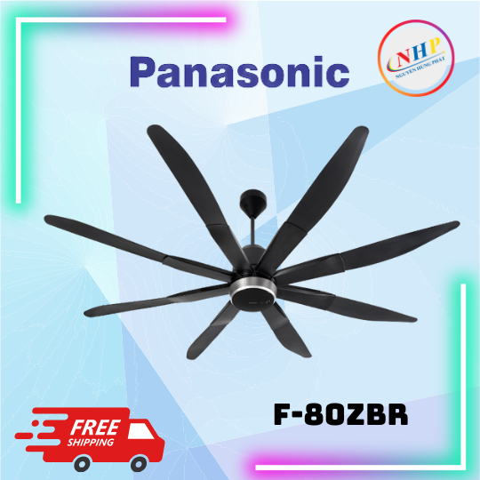  Quạt trần F-80ZBR – Giải pháp làm mát tinh tế cho nhà ở cao cấp & công trình tại miền Nam