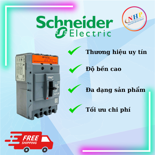 Cầu Dao MCCB Schneider - Giải Pháp Bảo Vệ An Toàn Cho Nhà Máy, Xí Nghiệp, Xưởng Sản Xuất
