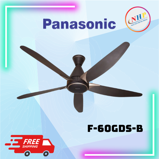 Quạt Trần Panasonic 5 Cánh F-60GDS-BS 40W – Lắp Đặt Tại Tây Ninh | Ưu Đãi Mùa Hè Giảm Đến 30%